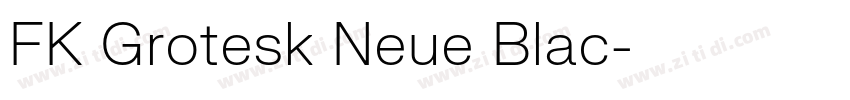 FK Grotesk Neue Blac字体转换 FK Grotesk Neue Blac字体转换